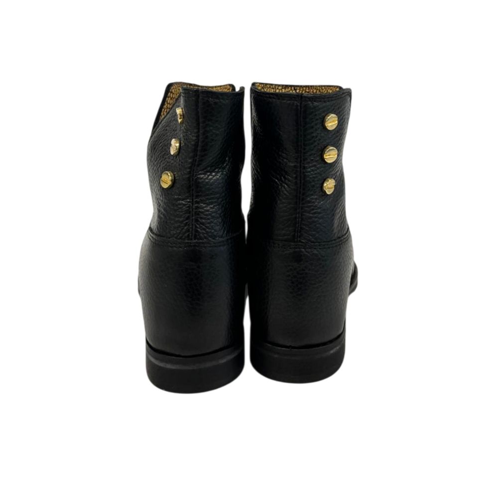 Borbonese Black Leather Women Boot