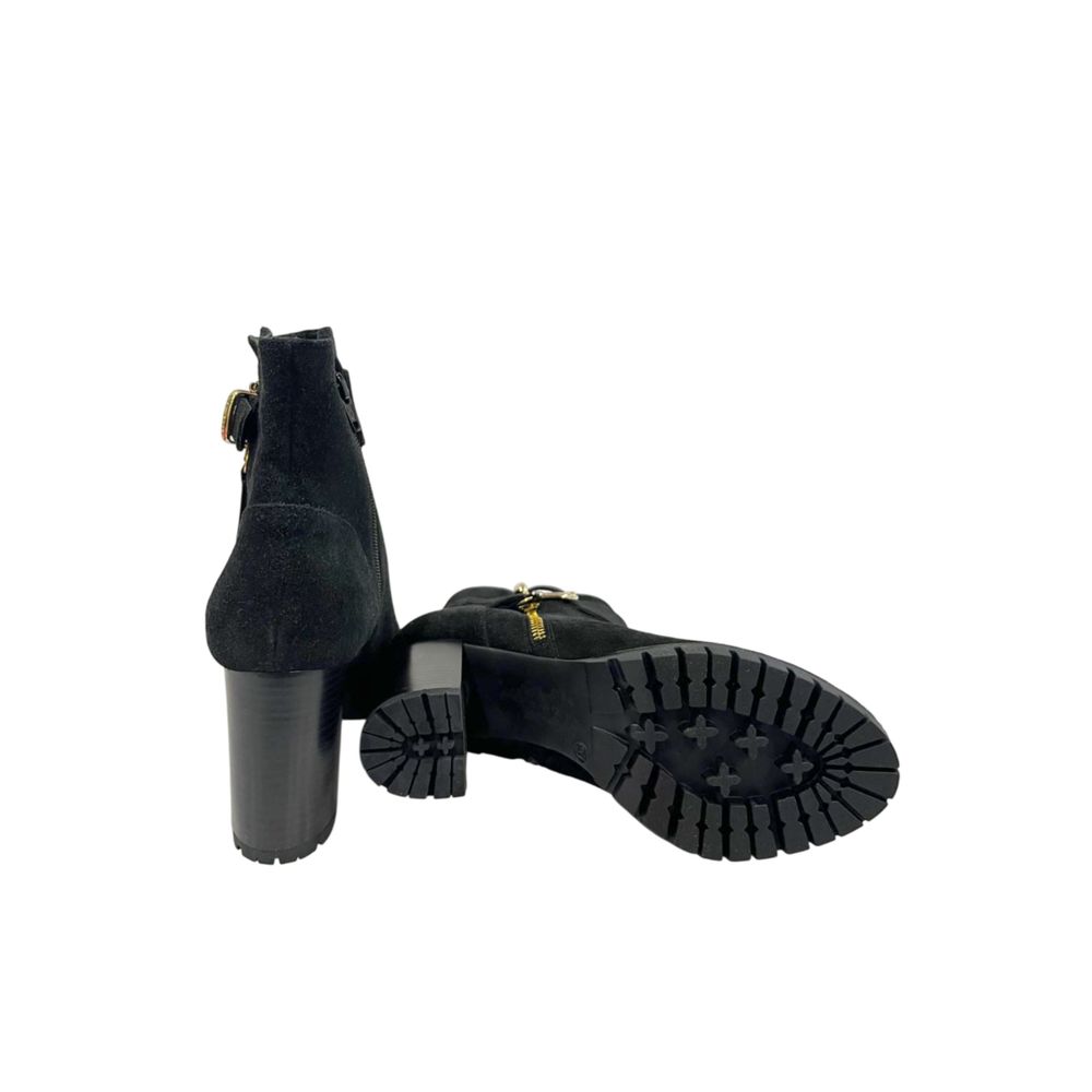 Borbonese Black Leather Women's Boot