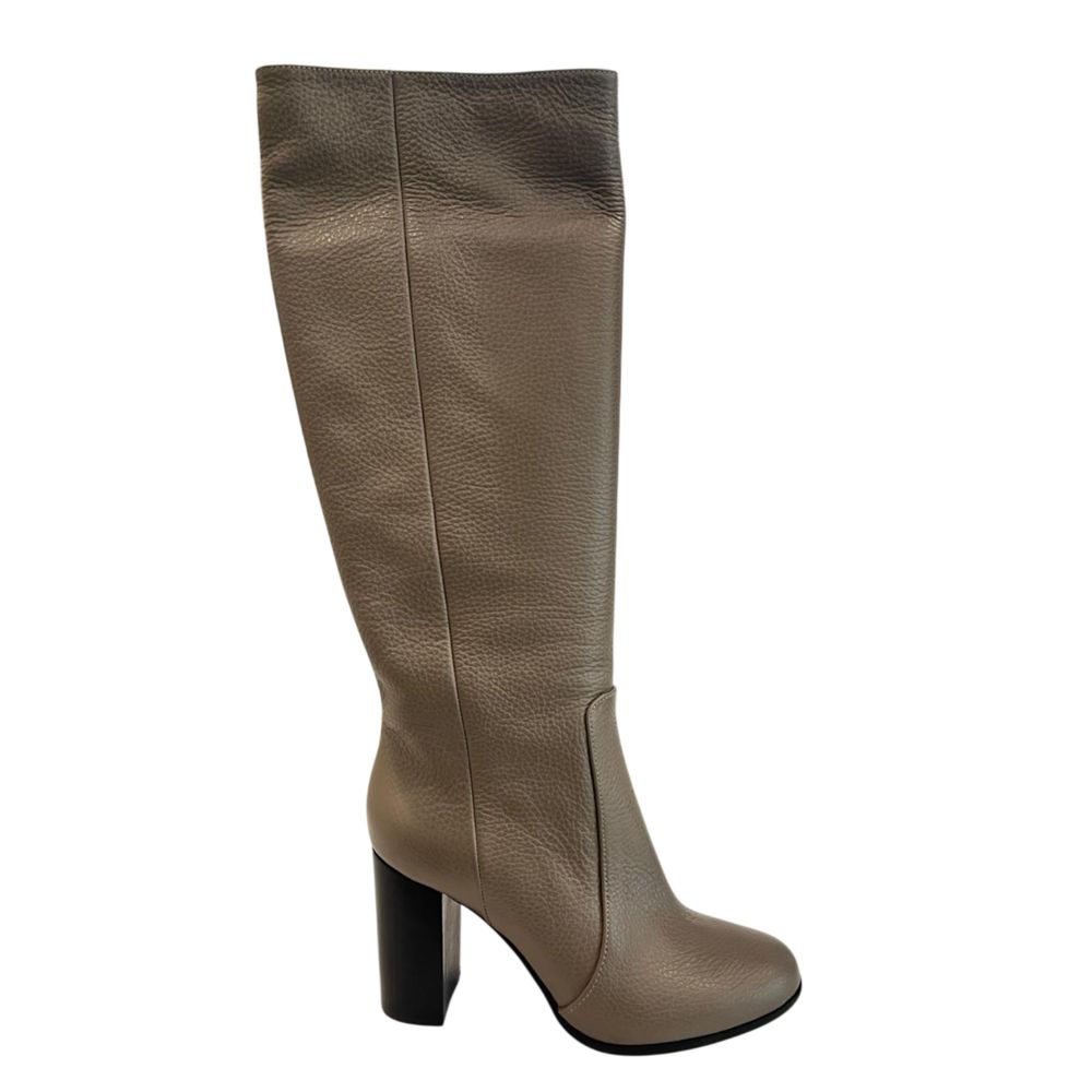 Borbonese Brown Leather Women Boot