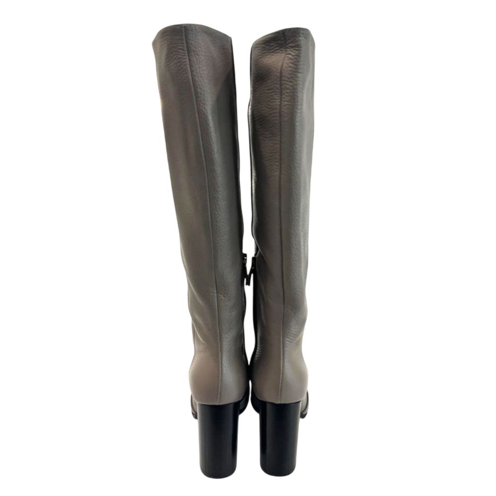 Borbonese Brown Leather Women Boot