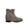 Borbonese Grey Leather Women Boot