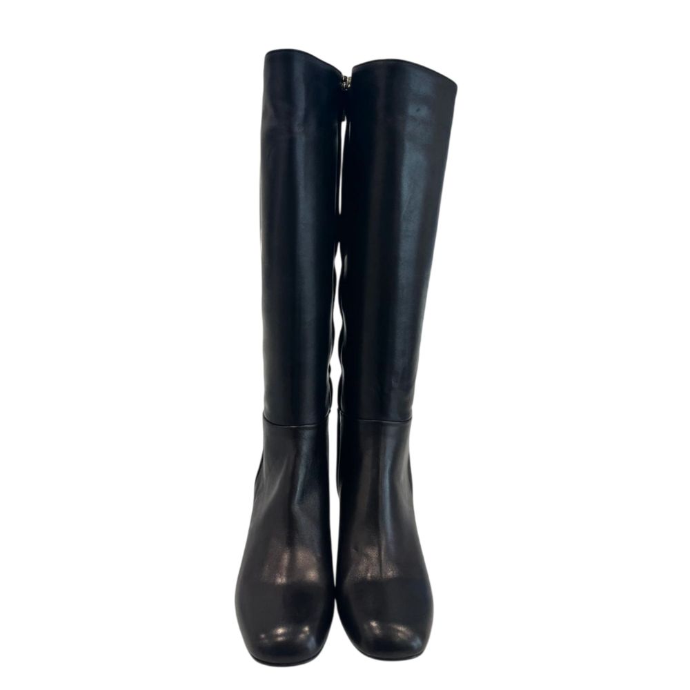 Borbonese Black Leather Women Boot