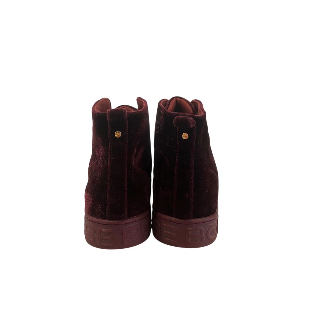 Borbonese Red Fabric Women Sneaker
