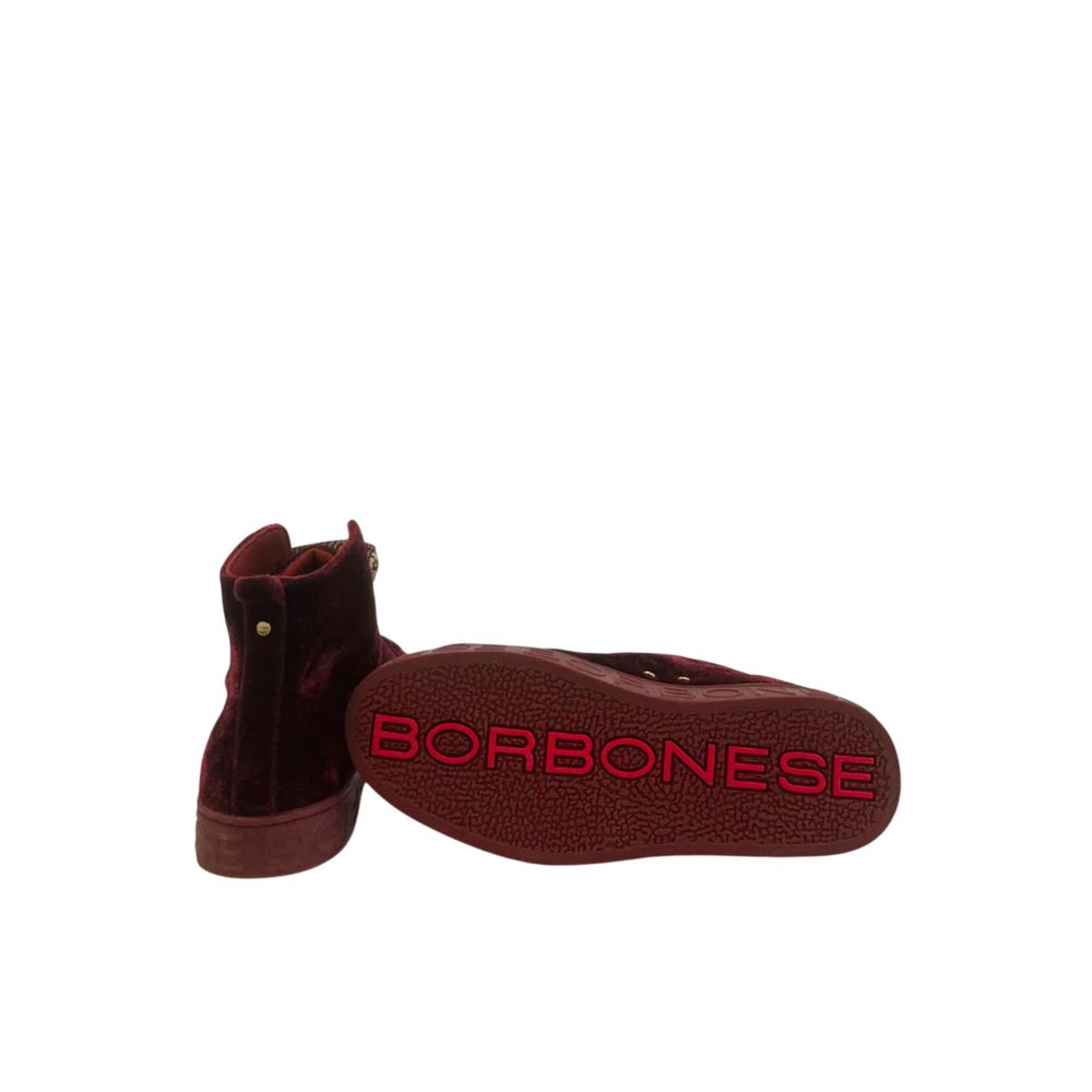 Borbonese Red Fabric Women Sneaker
