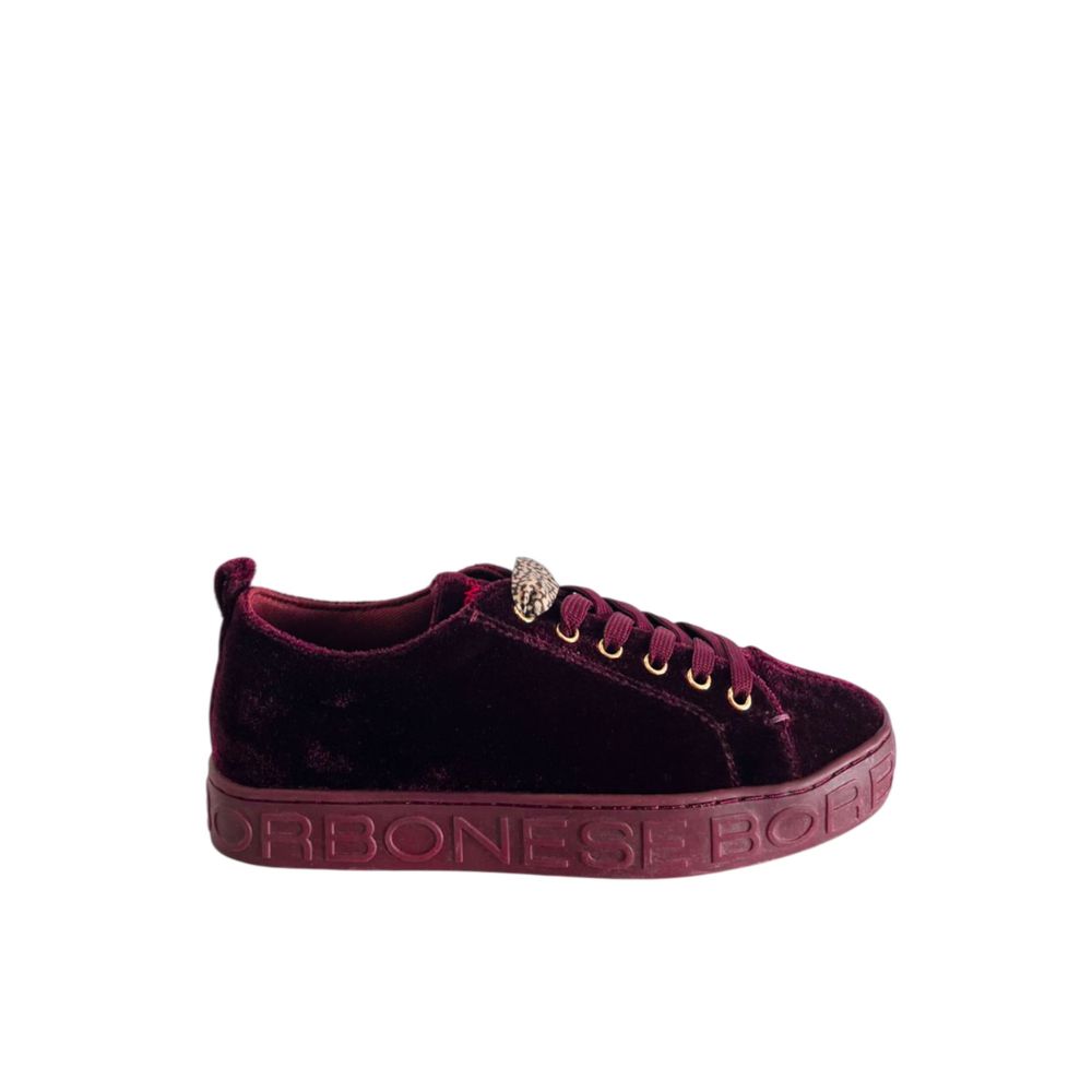 Borbonese Red Synthetic Women Sneaker