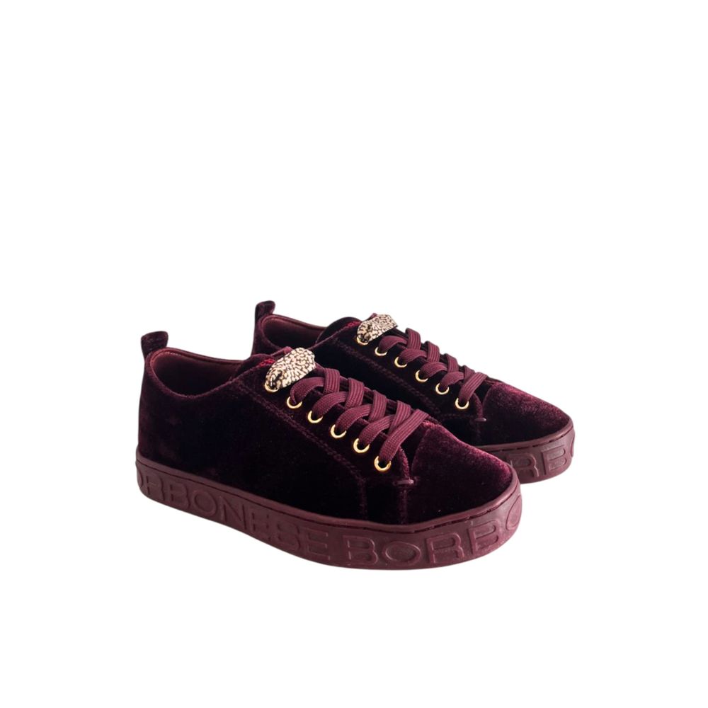 Borbonese Red Synthetic Women Sneaker