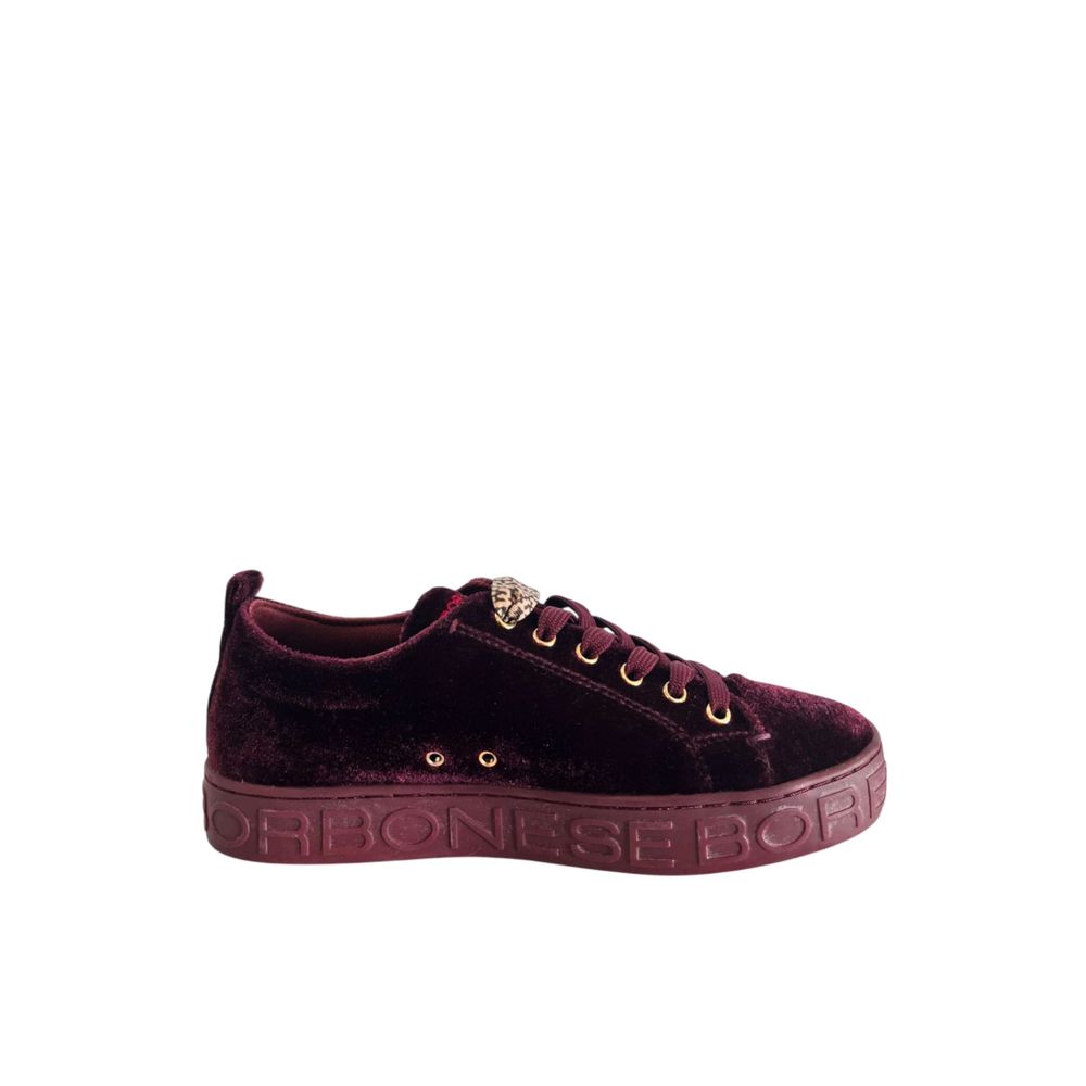 Borbonese Red Synthetic Women Sneaker