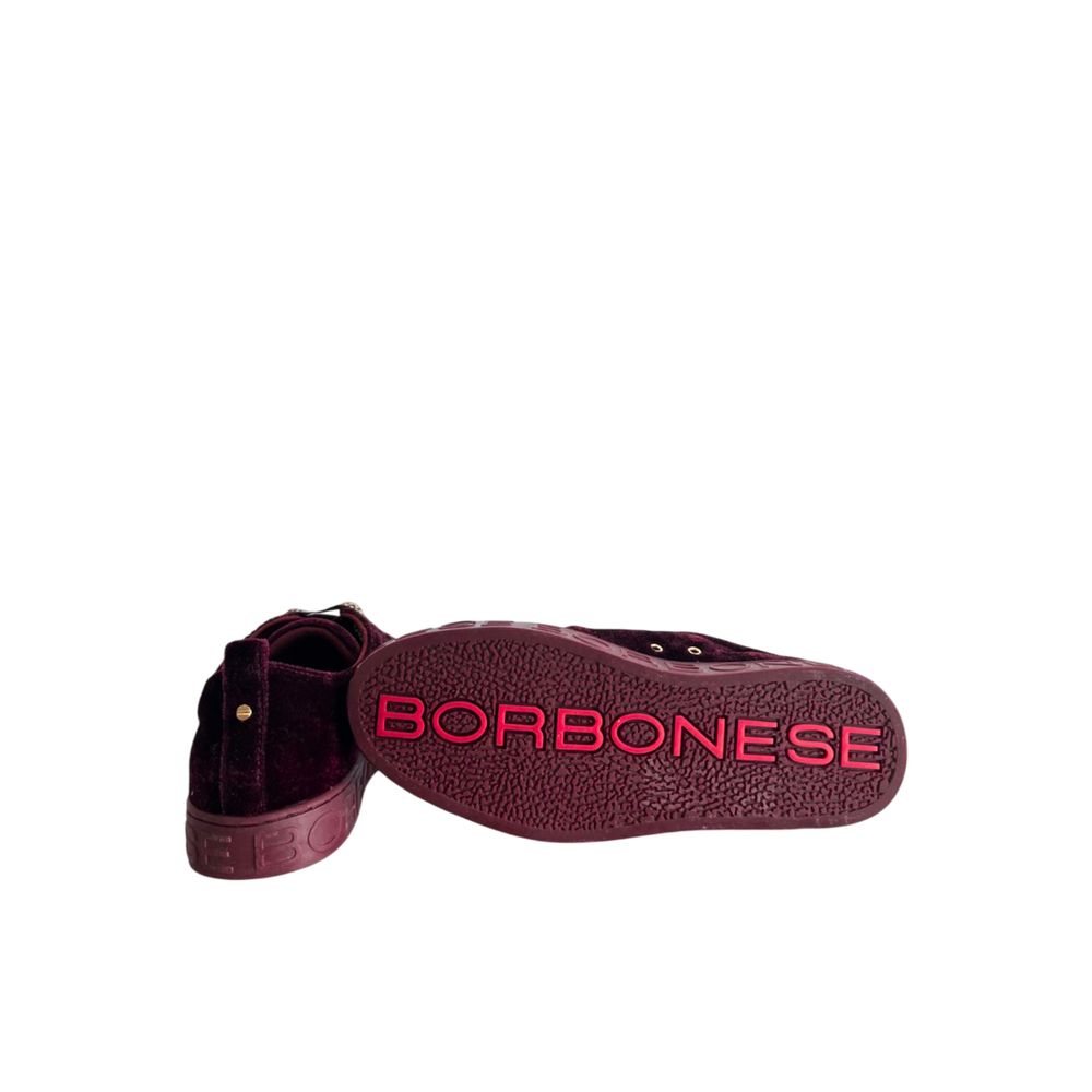 Borbonese Red Synthetic Women Sneaker