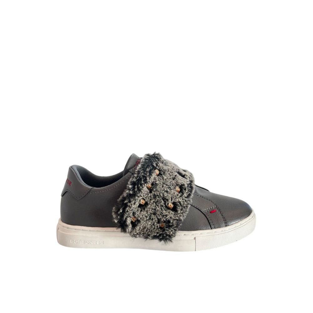 Borbonese Grey Rubber Women Sneaker