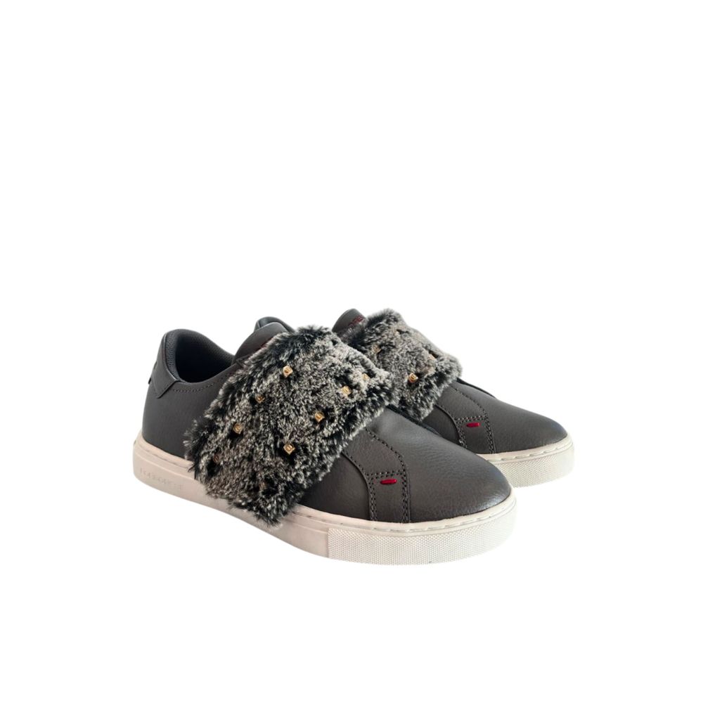 Borbonese Grey Rubber Women Sneaker