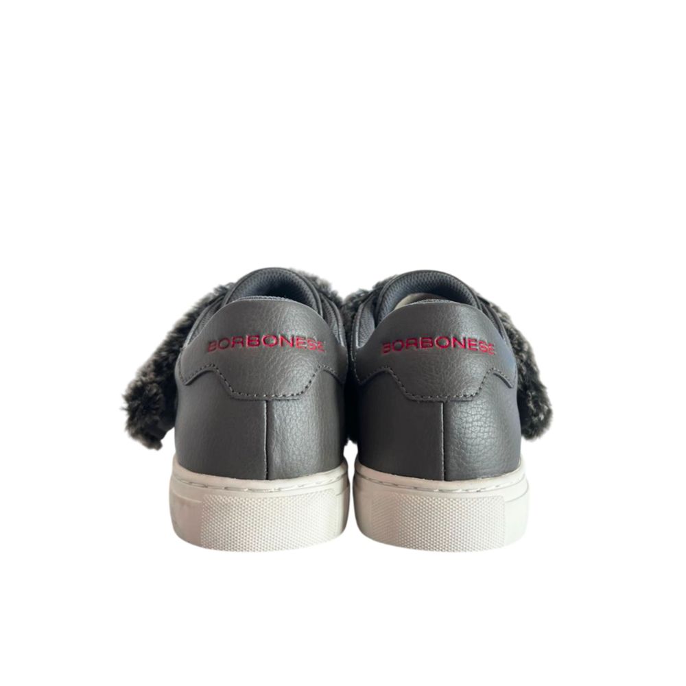 Borbonese Grey Rubber Women Sneaker