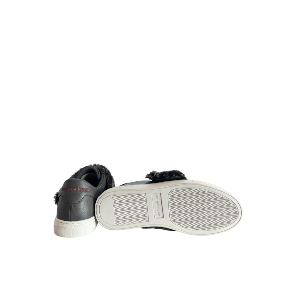 Borbonese Grey Rubber Women Sneaker