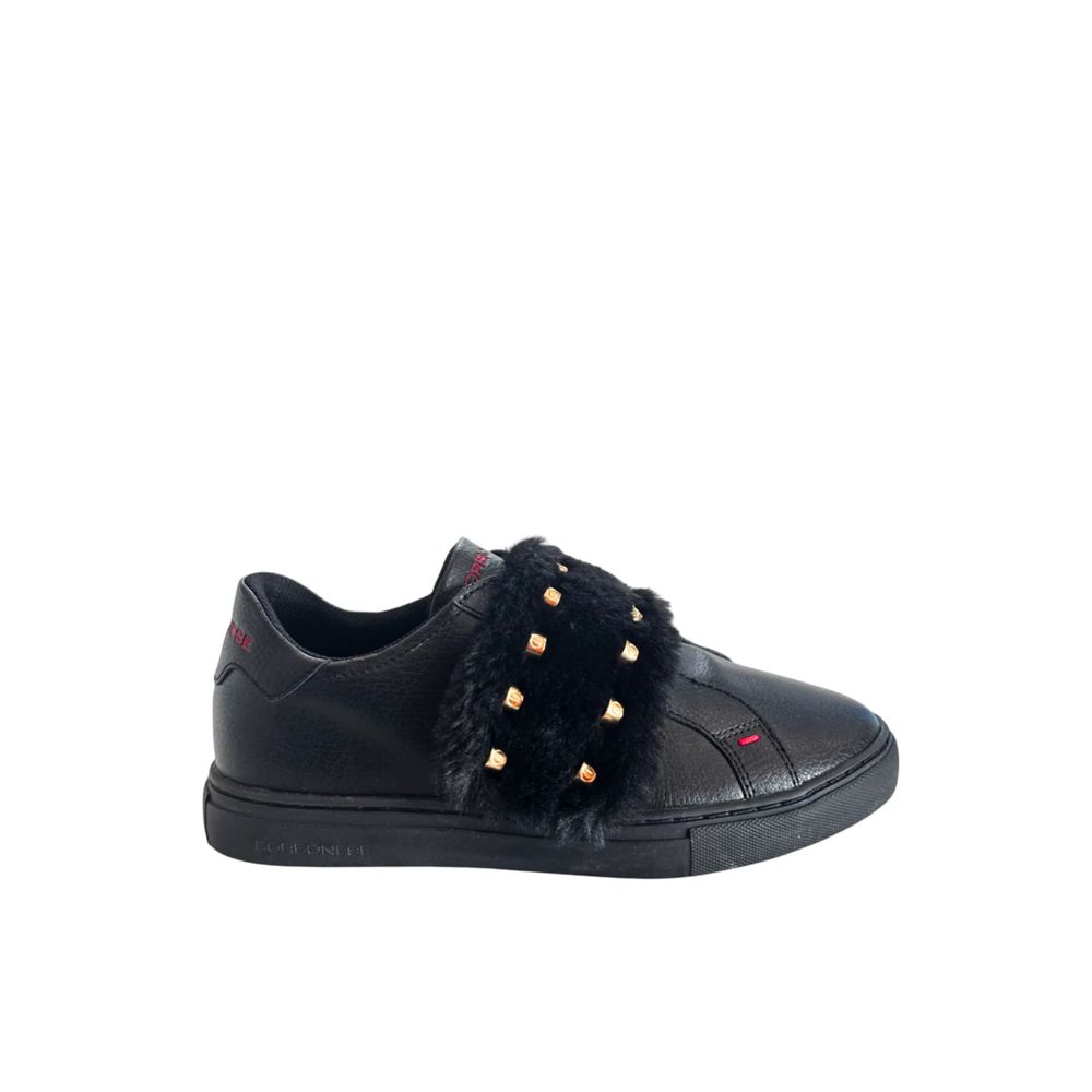 Borbonese Black Rubber Women's Sneaker