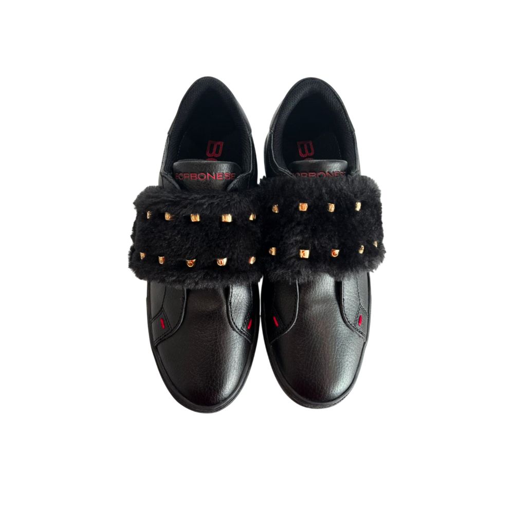 Borbonese Black Rubber Women's Sneaker