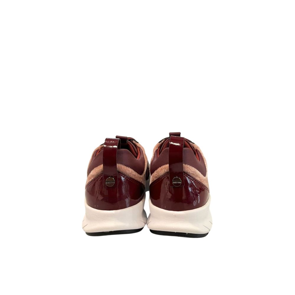 Borbonese Red Fabric Women Sneakers