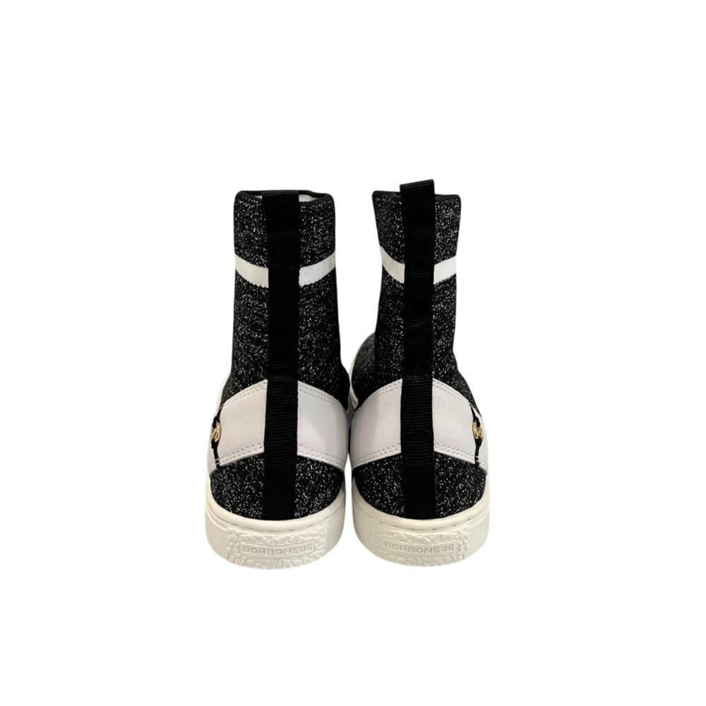 Borbonese Black Rubber Women Sneaker