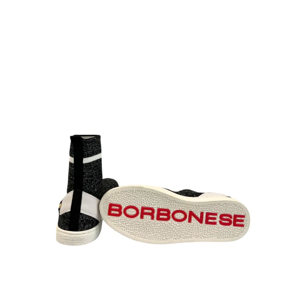 Borbonese Black Rubber Women Sneaker