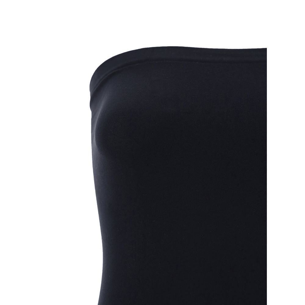 Wolford Black Cotton Cocktail Dress