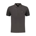 Rifle Black Cotton Men's Polo Shirt
