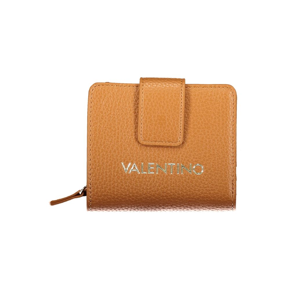 Mario Valentino Brown Polyurethane Women's Wallet