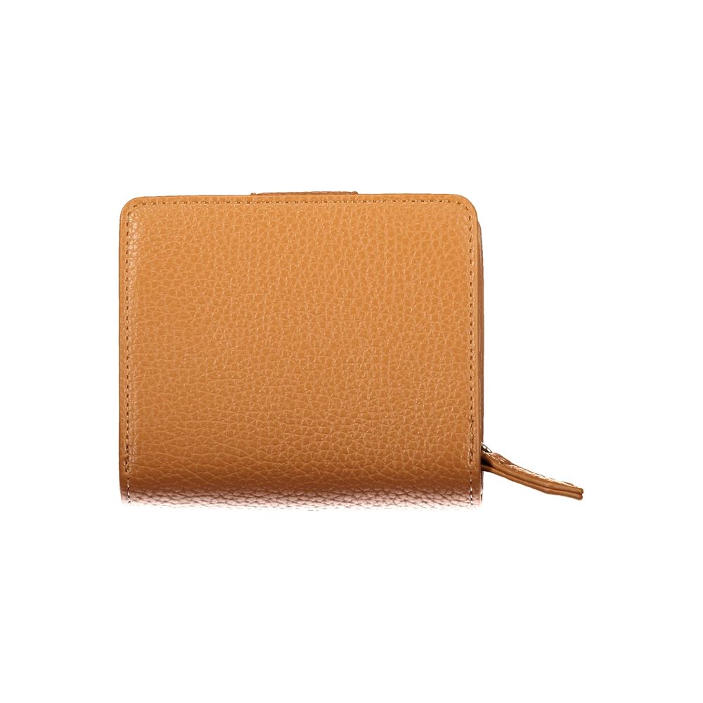 Mario Valentino Brown Polyurethane Women's Wallet