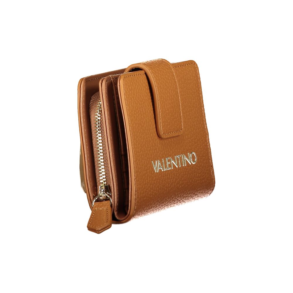 Mario Valentino Brown Polyurethane Women's Wallet