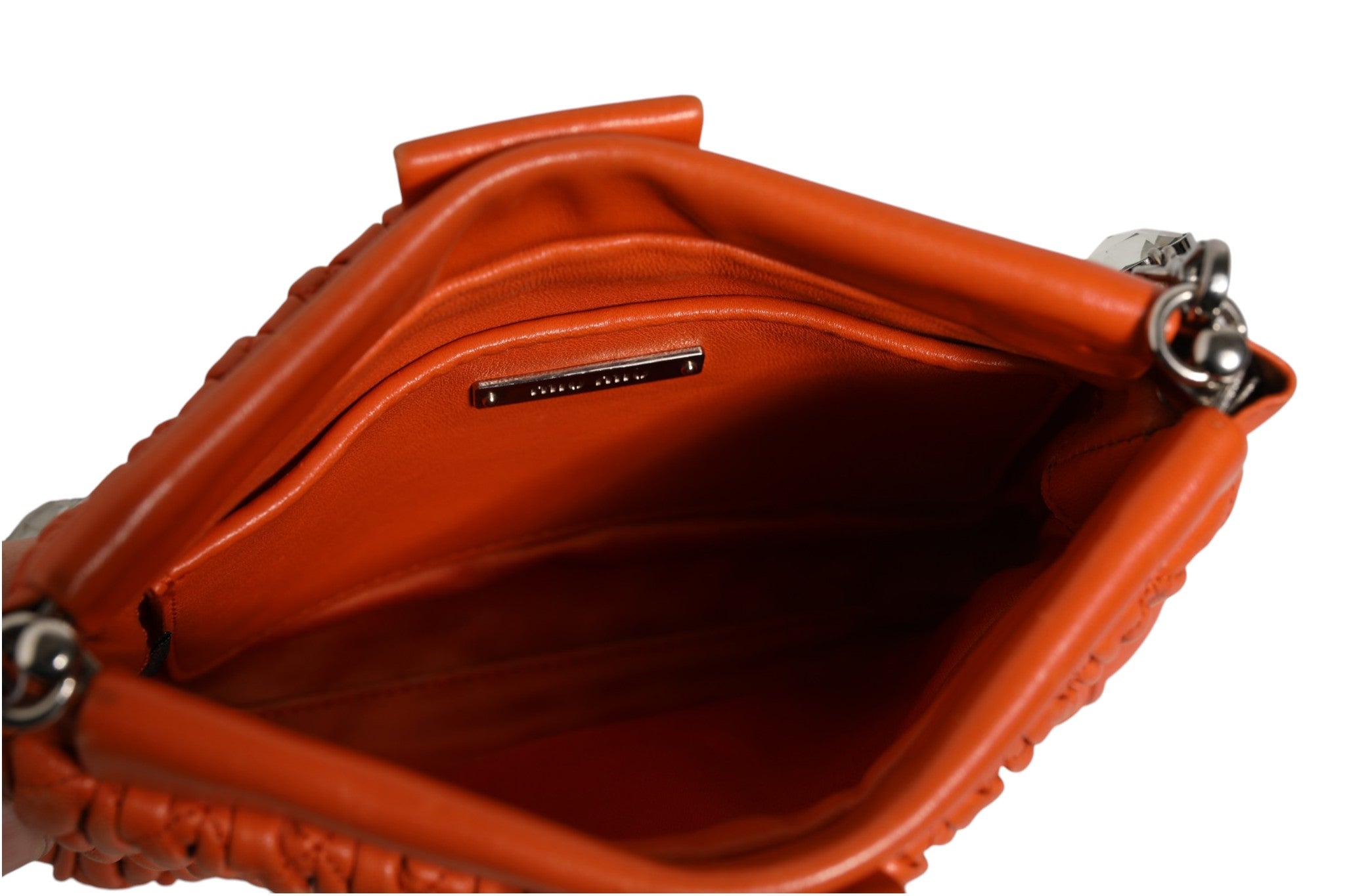 Miu Miu Orange crystal crossbodybag
