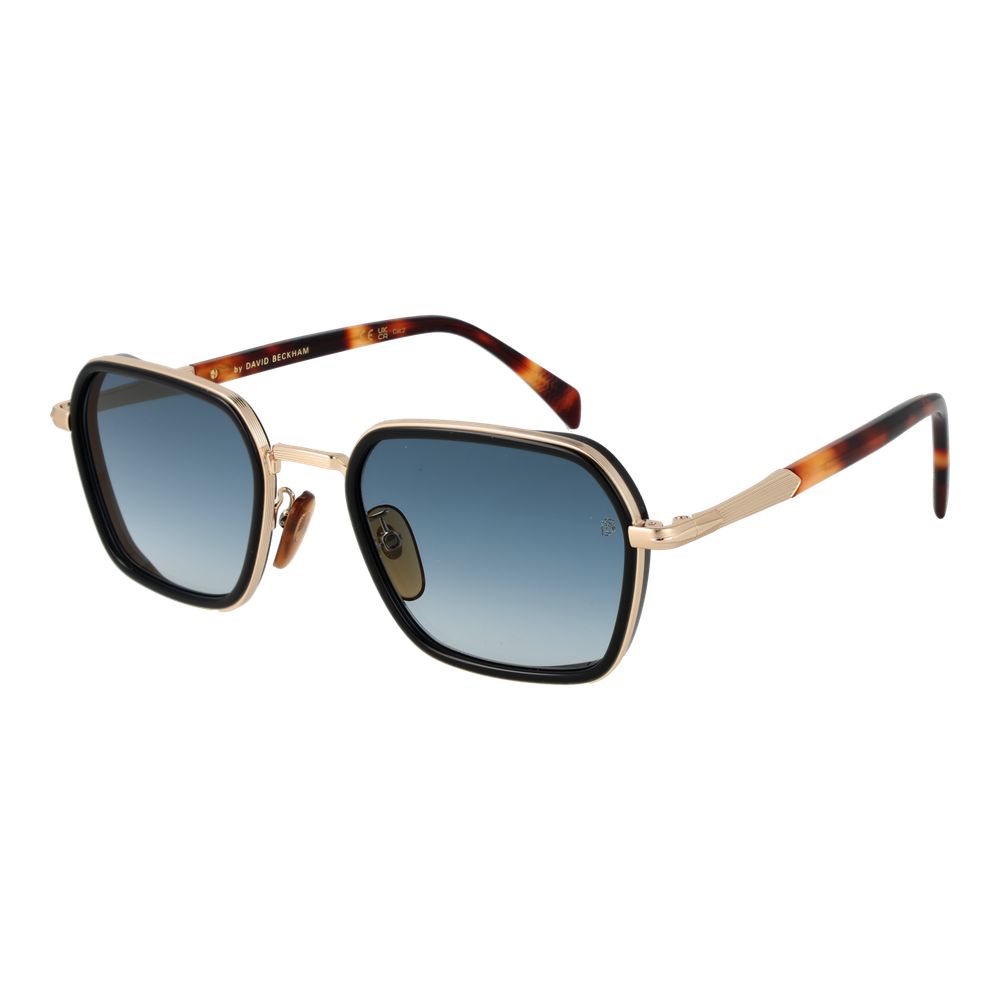 David Beckham Gold Metal Sunglasses