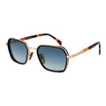 David Beckham Gold Metal Sunglasses