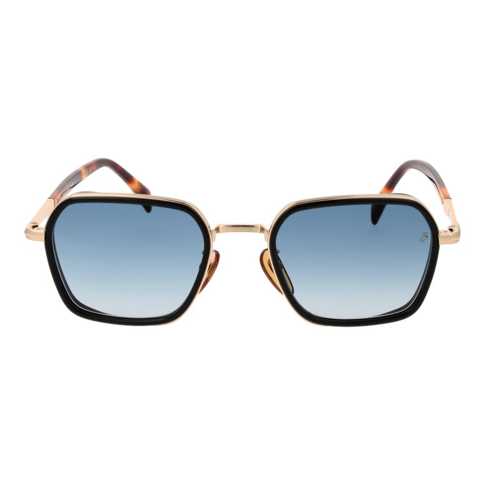 David Beckham Gold Metal Sunglasses