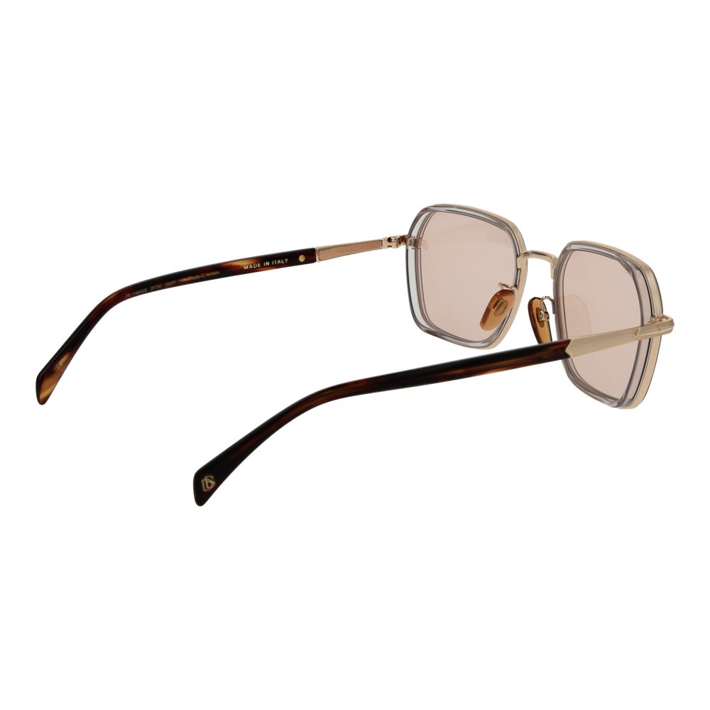 David Beckham Rose Gold Metal Sunglasses