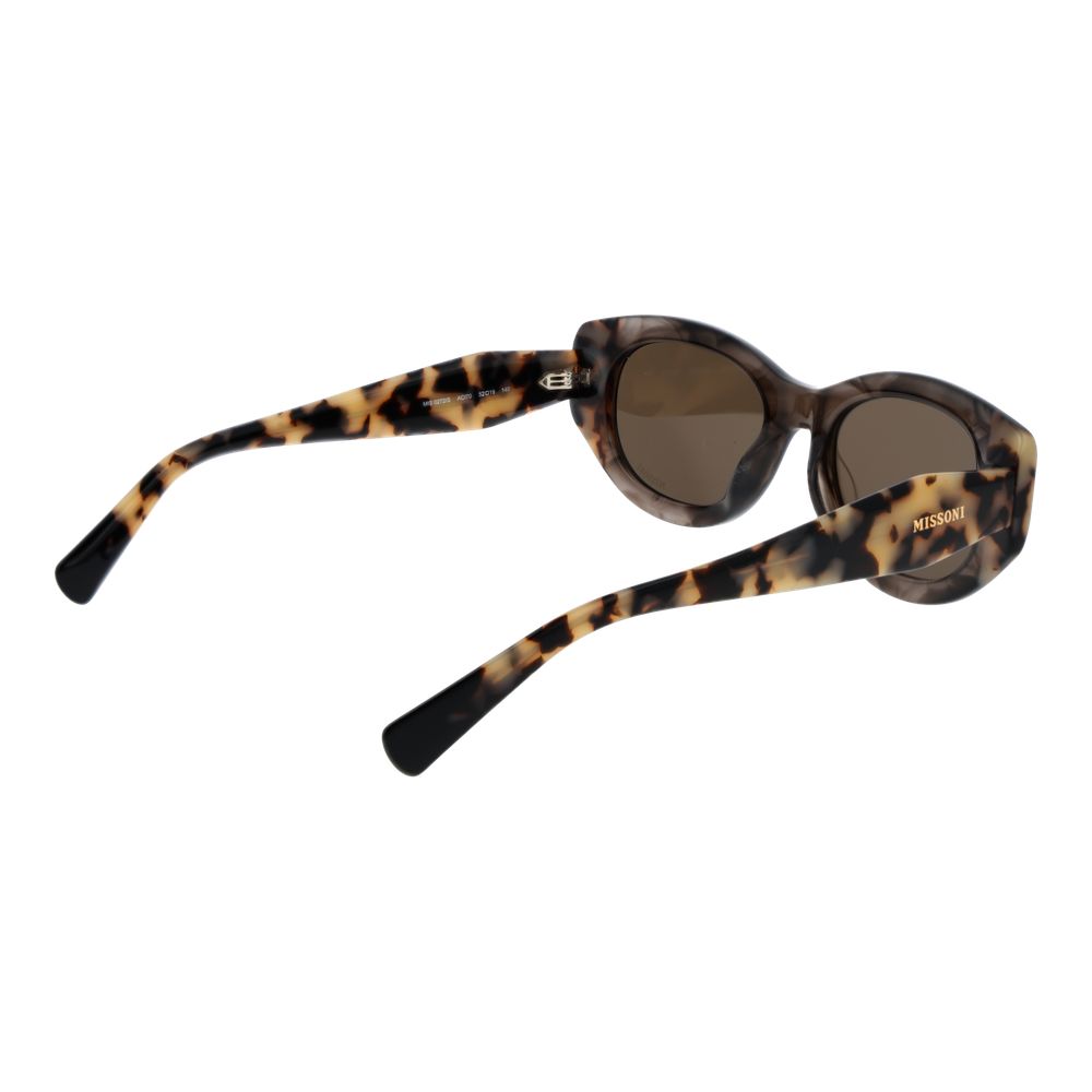 Missoni Brown Acetate Sunglasses
