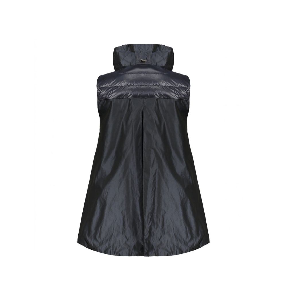 Herno Blue Polyamide Sleveless Jacket