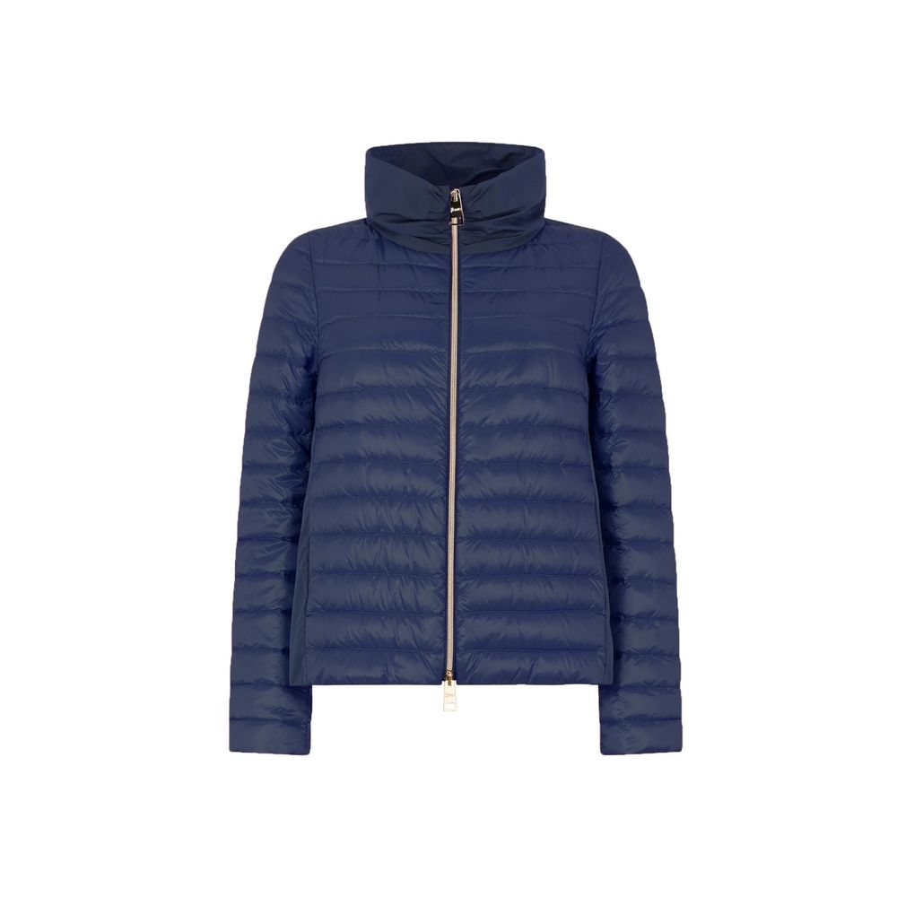 Herno Blue Polyamide Full-Length Jacket