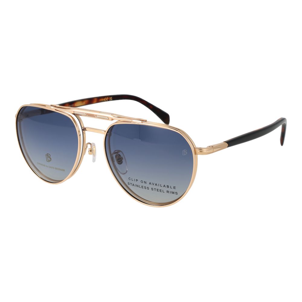David Beckham Gold Metal Glasses (Frames)