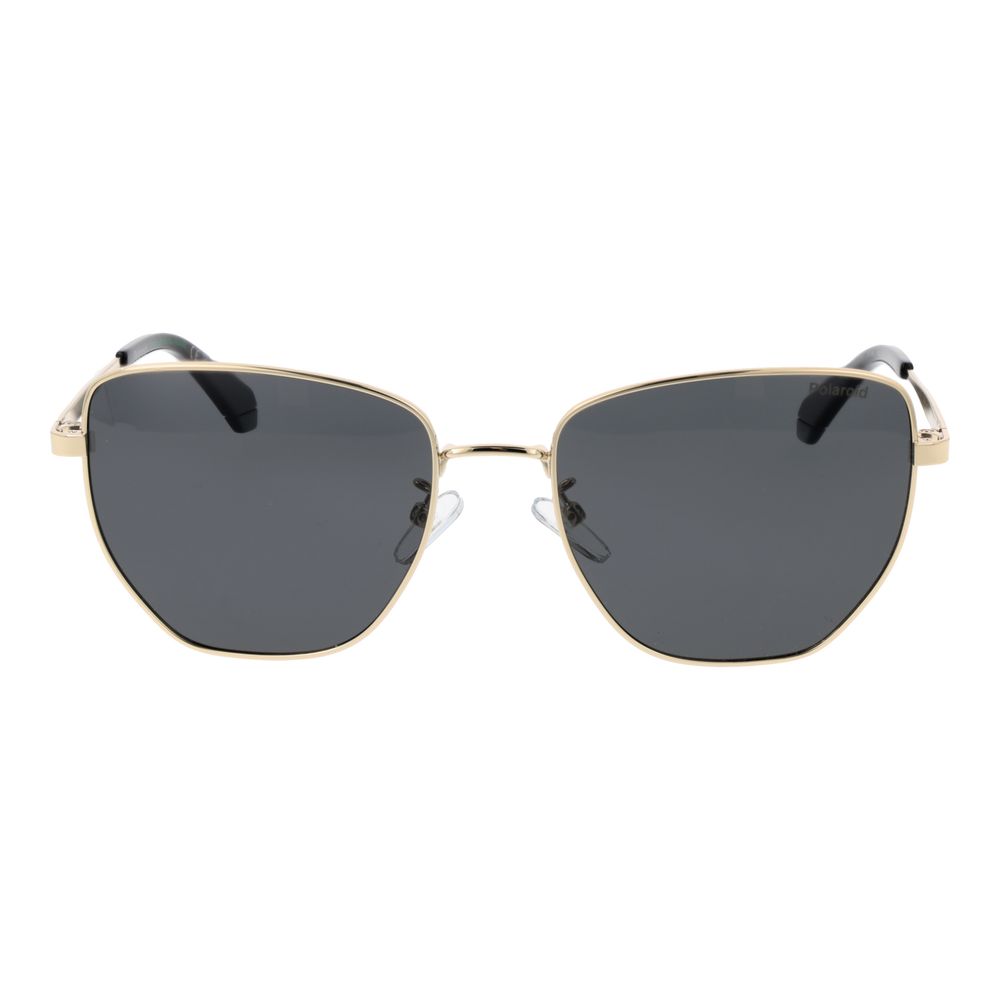 Polaroid Gold Metal Sunglasses