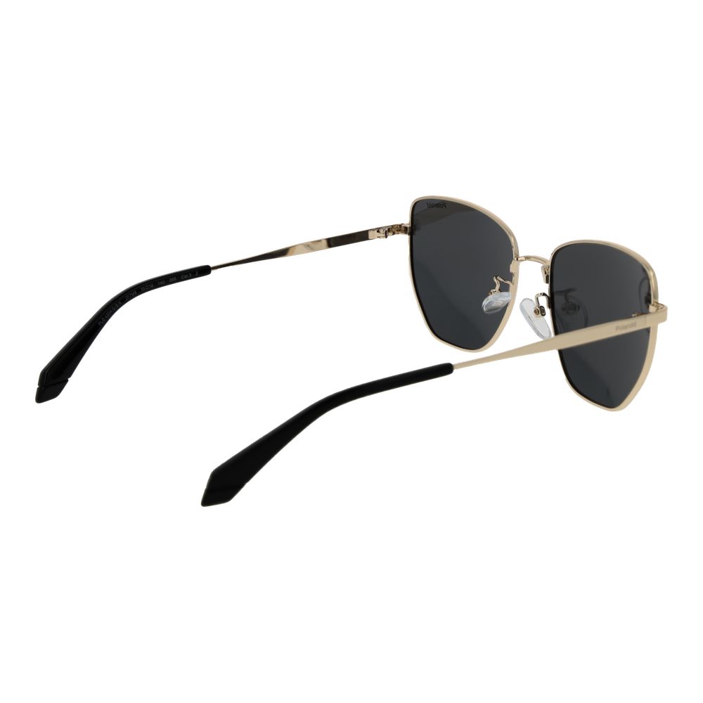 Polaroid Gold Metal Sunglasses