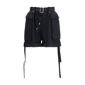 Alexander McQueen Black Cotton Bermuda Shorts