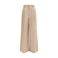 Balenciaga Beige Cotton Flared Pants