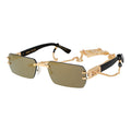 Dsquared² Gold Metal Sunglasses