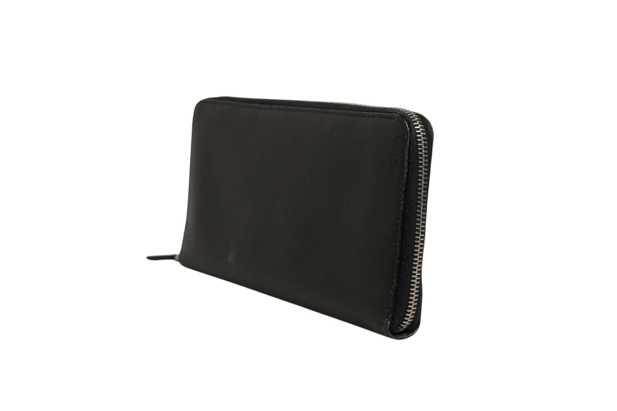 Prada Baltico Saffiano Leather Zip Travel Wallet