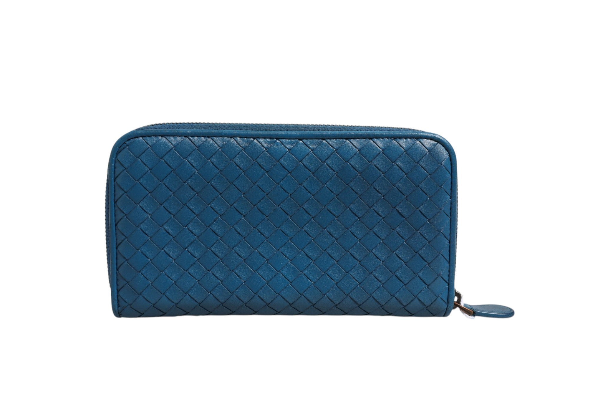 Bottega Veneta Intrecciato Zip Around Wallet