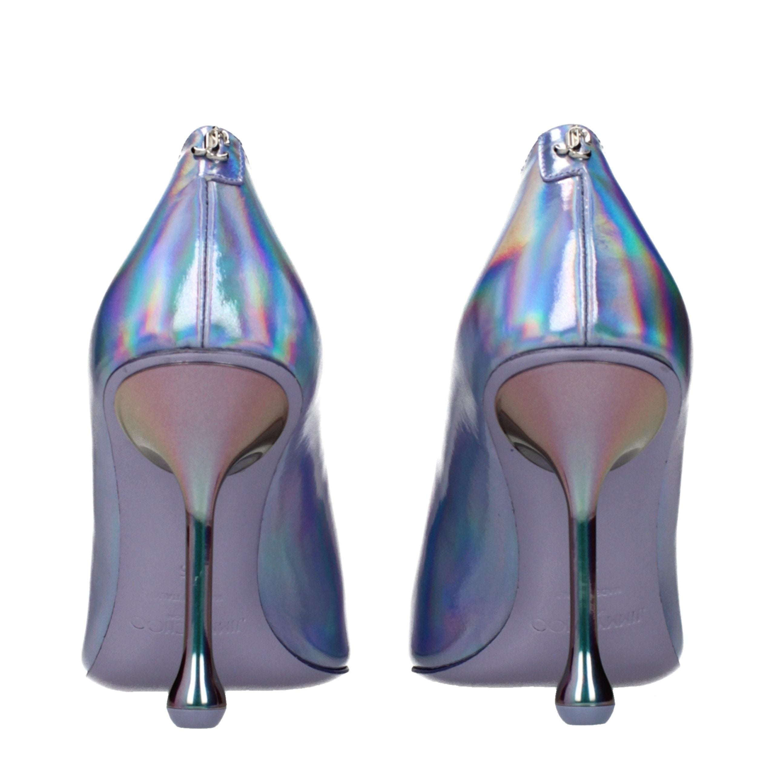 Jimmy Choo Purple Leather High Heel Pumps