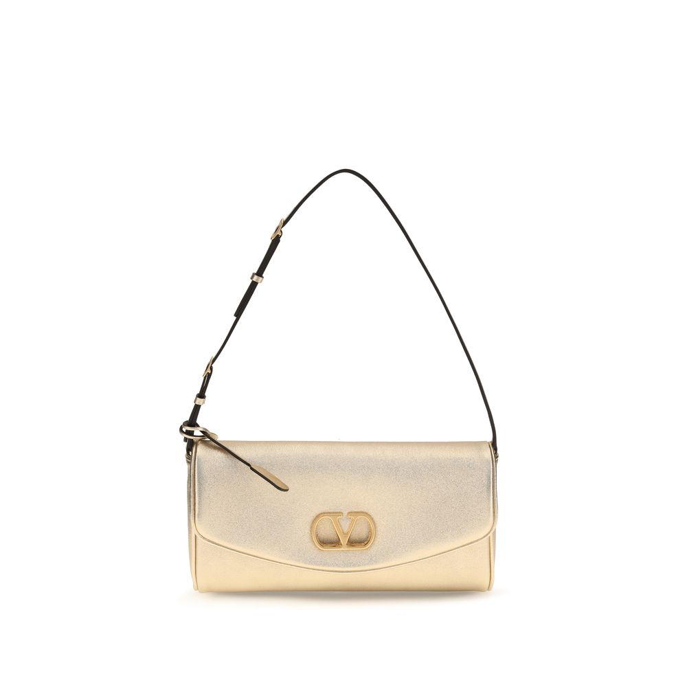 Valentino Garavani Gold Lamb Ovis Aries Aries Shoulder Bag