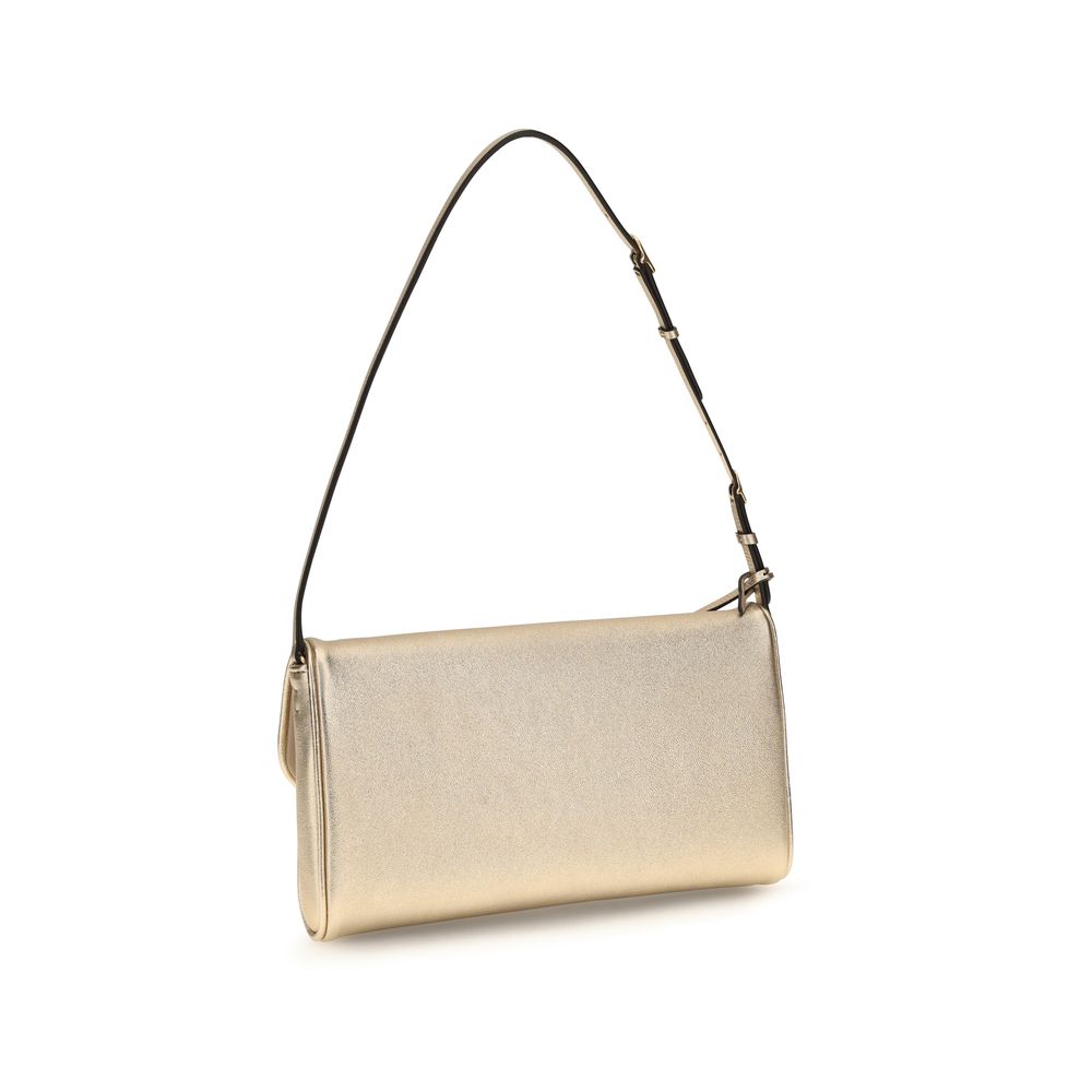 Valentino Garavani Gold Lamb Ovis Aries Aries Shoulder Bag
