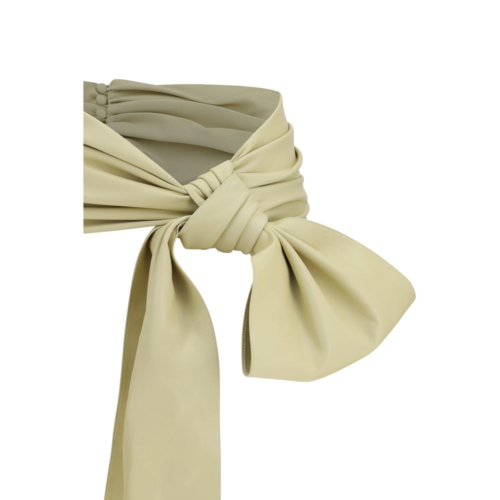 Chloé Beige Lamb Ovis Aries Aries Thin Belt