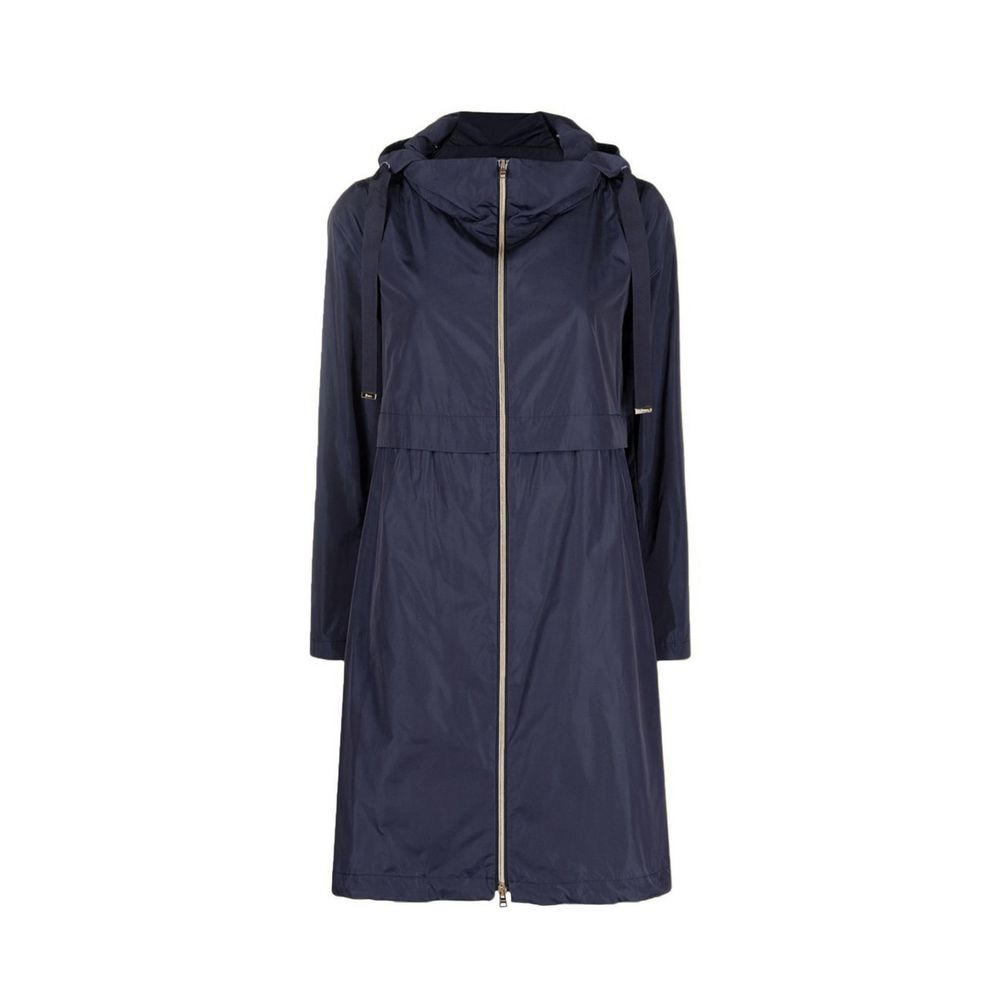 Herno Blue Polyester Coat