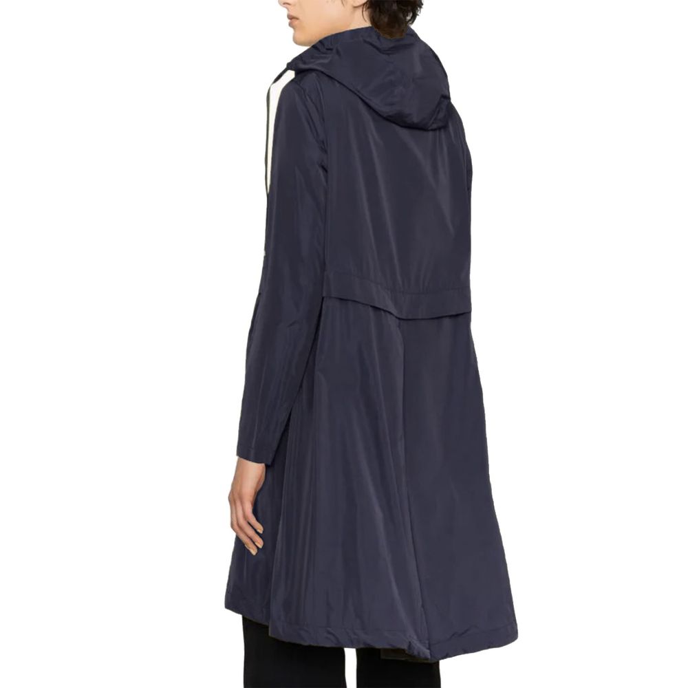 Herno Blue Polyester Coat