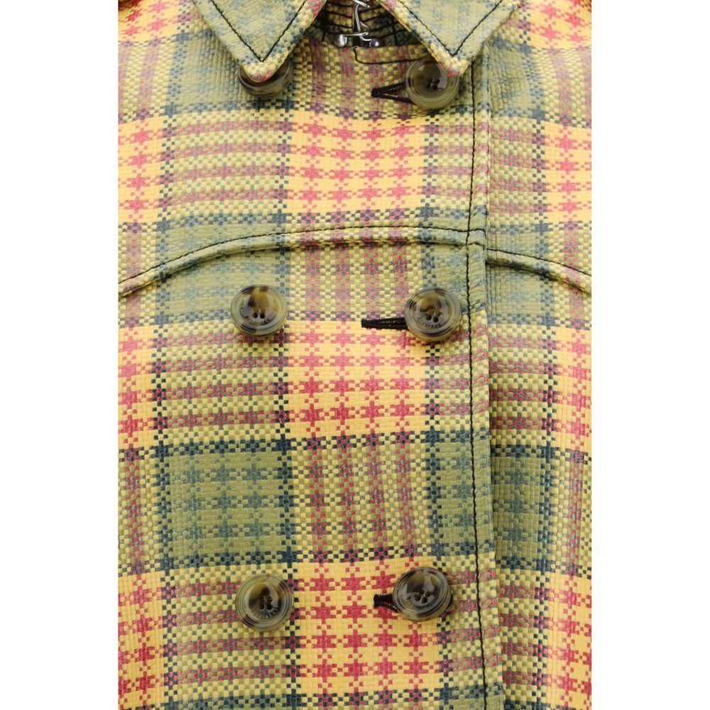 Burberry Multicolor Polyester Trench Coat