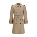 Burberry Brown Silk Trench Coat